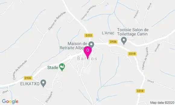 Localisation Ophelie Fonquergne