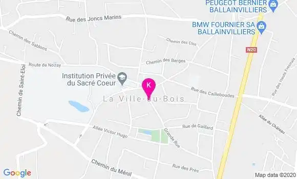 Localisation Isabelle Gauche Lopez
