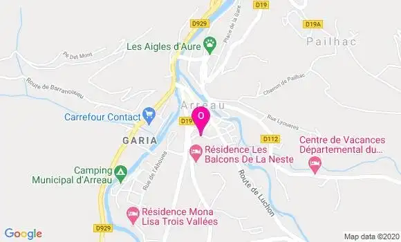 Localisation Emeline Villega