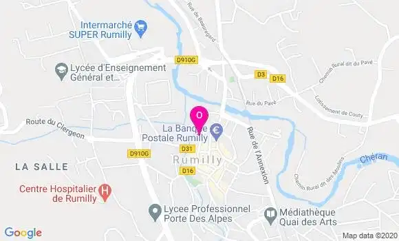 Localisation Claudie Le Gaudu