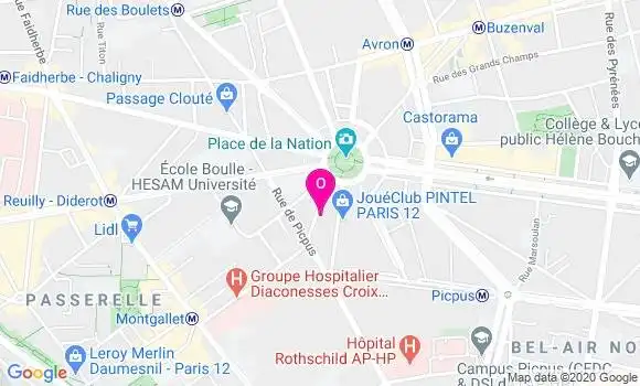 Localisation Pierre Francois Berger