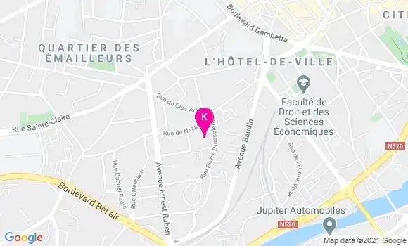 Localisation Cyrille Hivert