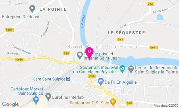 Localisation Baptiste Linari