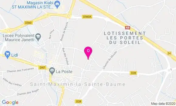 Localisation Sandrine Defaut