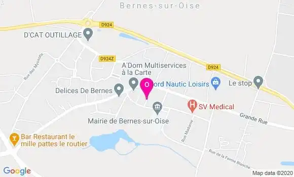 Localisation Hanna Doye