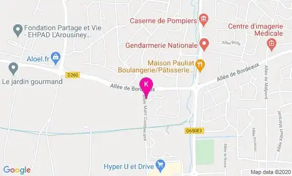 Localisation Christine Laurentie Soulier