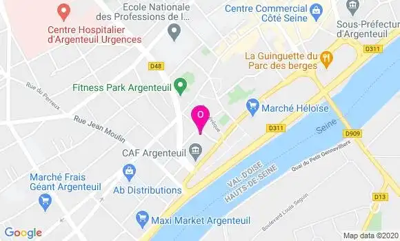 Localisation Oriane Menu