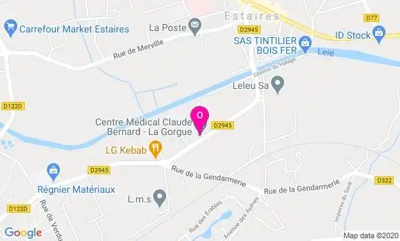 Localisation Justine Leduc
