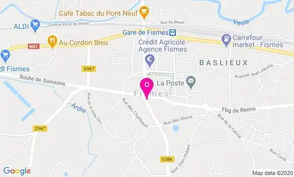 Localisation Julie Baert