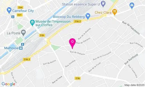 Localisation Anthony Tschiegg