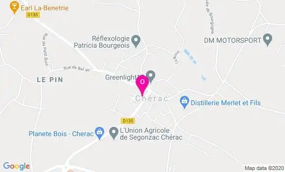Localisation Karine Bergognat