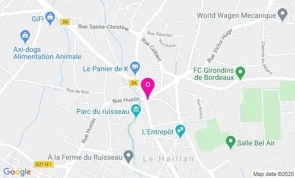 Localisation Marie Bourat