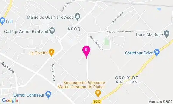Localisation Fanny Claye