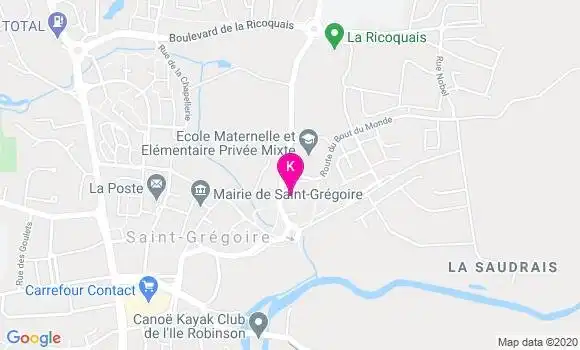 Localisation Jean Quentel