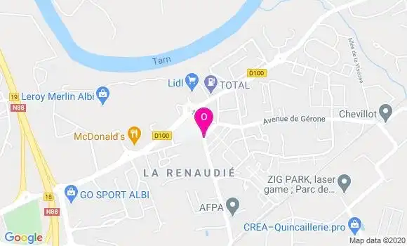 Localisation Pauline Nizard