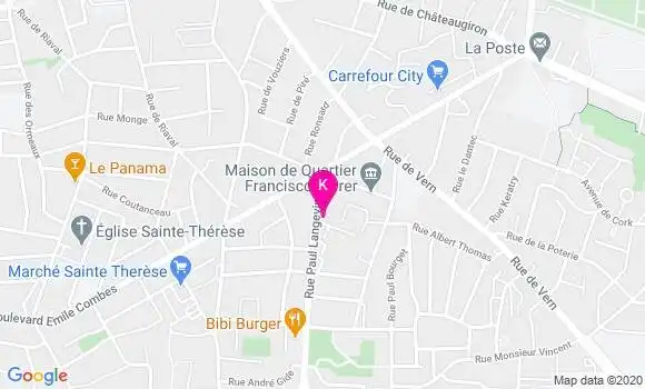 Localisation Meven Chevalier
