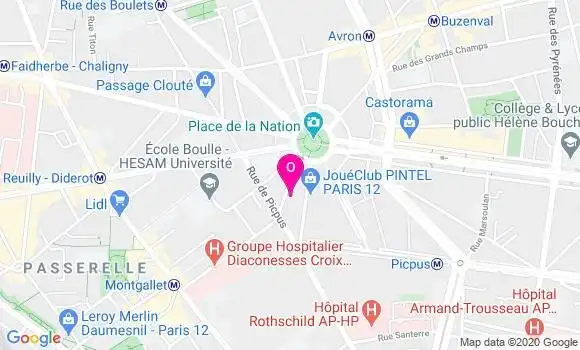 Localisation Emma Chenu