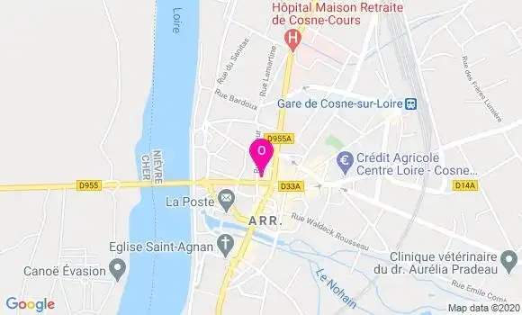 Localisation Cyriane Vedrenne