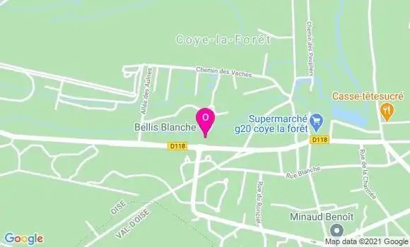 Localisation Thibault Mathivat