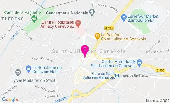 Localisation Julien Geron