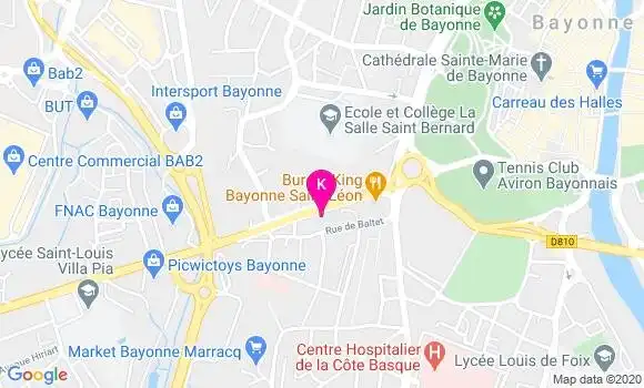 Localisation Thibaut Bernad