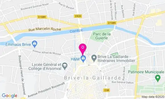 Localisation Arthur Hakem