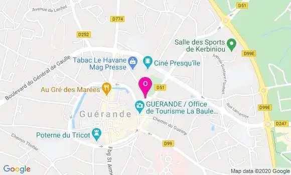 Localisation Elise Dano