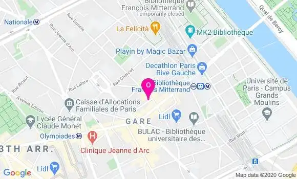 Localisation Nina Metlaine