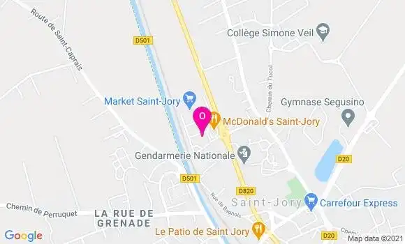 Localisation Julie Abrate