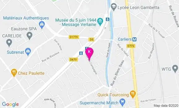 Localisation Guy Francois Delattre