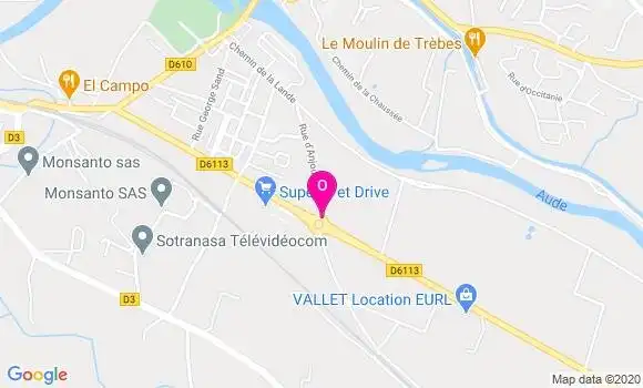 Localisation Maurane Pouteau