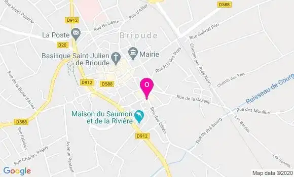 Localisation Isadora Campart