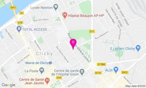 Localisation Adeline Thomas