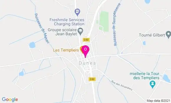 Localisation Nathalie Cabade
