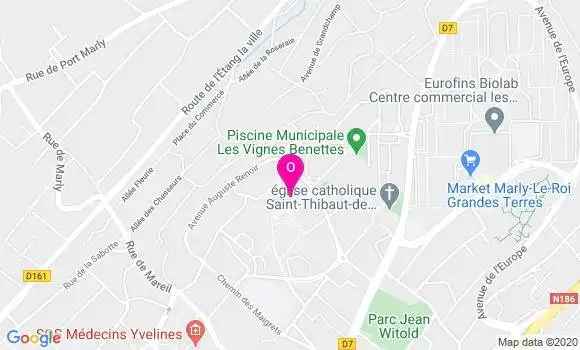 Localisation Jacques Alban De Metz
