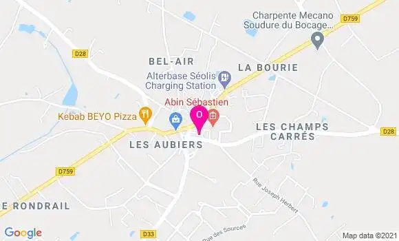 Localisation Pauline Chretien