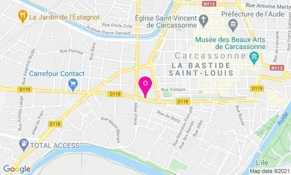 Localisation Camille Caunes