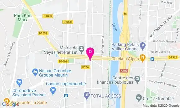 Localisation Mandie Mounier