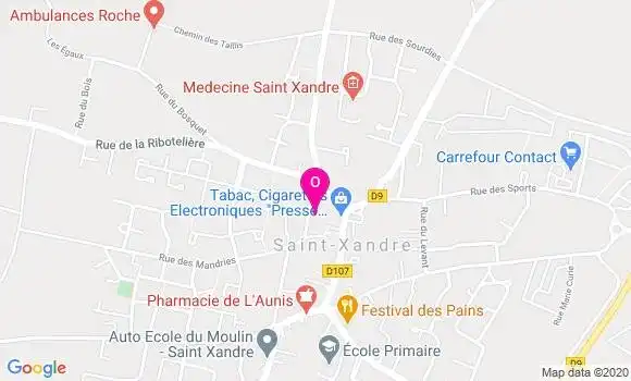 Localisation Marie Odile Cardinaud