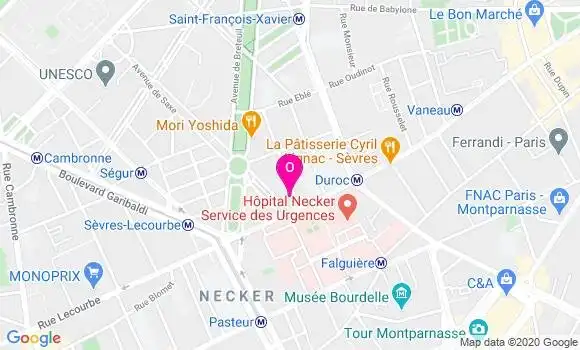 Localisation Elise Thuaud
