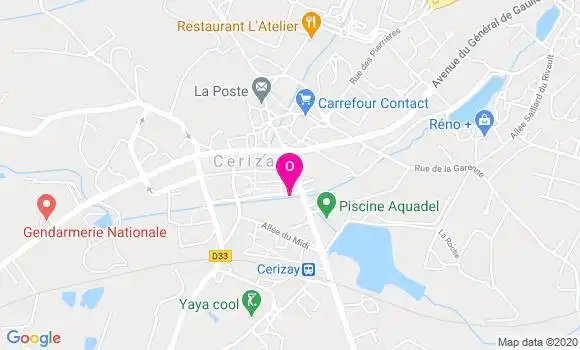 Localisation Cathy Lesaint