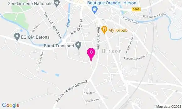 Localisation Typhaine Le Cavorzin