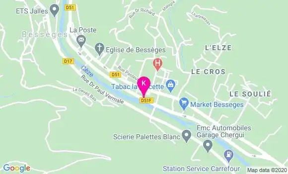 Localisation Guillaume Halgand