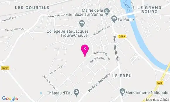 Localisation Emmanuel Fraudin