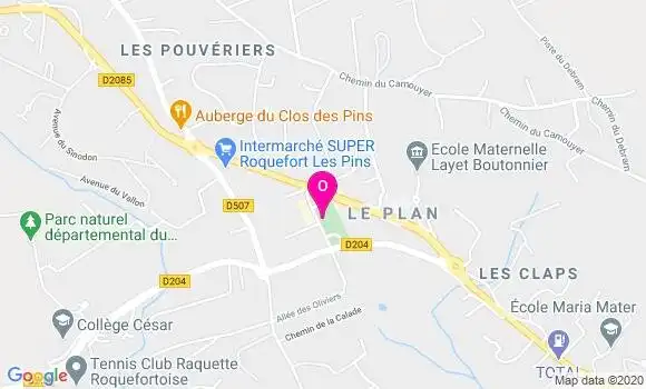 Localisation Amandine Moreno