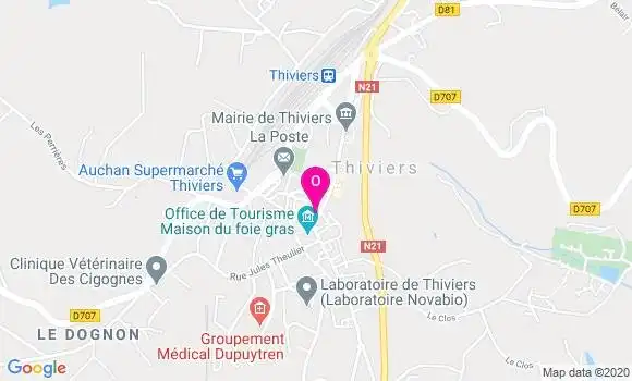 Localisation Audrey Moriniere