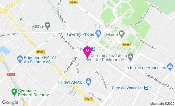Localisation Alexandra Marcille