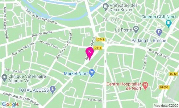Localisation Charles Gauthier