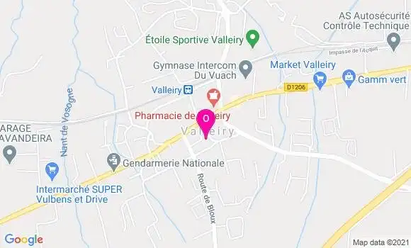 Localisation Laurent Gallety
