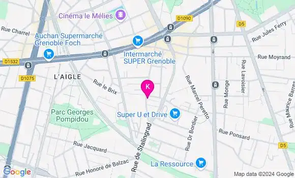 Localisation Pauline Martin